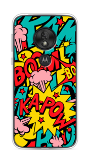 Чехол Awog на Motorola Moto G7 Play / Моторола Мото G7 Play "Постер pop art"