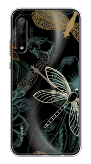 Чехол Awog на Huawei P20 lite 2019 "Тени стрекоз"