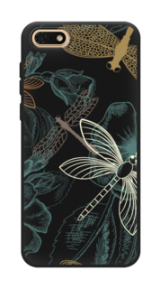 Чехол Awog на Huawei Y5 Prime 2018 "Тени стрекоз"