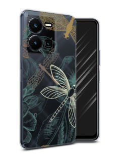 Чехол Awog на Vivo Y35 4G / Виво Y35 4G "Тени стрекоз"