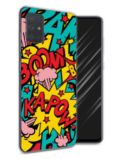 Чехол Awog на Samsung Galaxy A71 "Постер pop art"