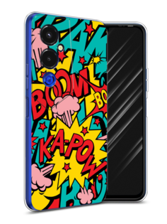 Чехол Awog на Tecno Pova 4 pro / Техно Пова 4 Про "Постер pop art"