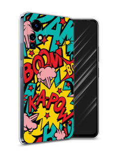 Чехол Awog на Infinix Zero X Pro "Постер pop art"