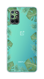 Чехол Awog на OnePlus 8T / ВанПлас 8T "Листья папоротника рамка"
