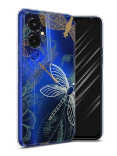 Чехол Awog на Tecno Pova 4 pro / Техно Пова 4 Про "Тени стрекоз"