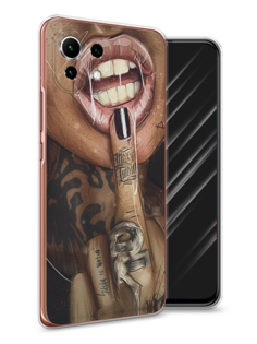 Чехол Awog на Xiaomi Mi 11 Lite/5G NE "Девушка с татуировками"