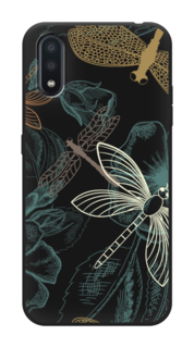 Чехол Awog на Samsung Galaxy A01 "Тени стрекоз"