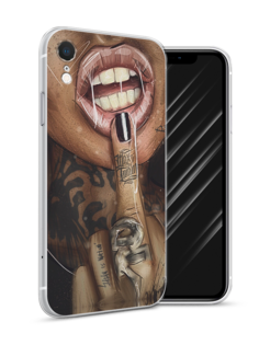 Чехол Awog на Apple iPhone XR (10R) / Айфон XR (10R) "Девушка с татуировками"