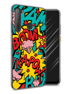Чехол Awog на HTC Desire 20 Pro / Эйчтиси Дизайр 20 Pro "Постер pop art"