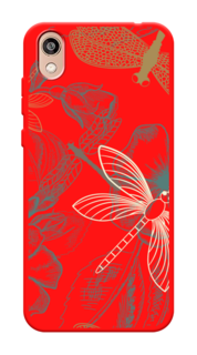 Чехол Awog на Honor 8S "Тени стрекоз"