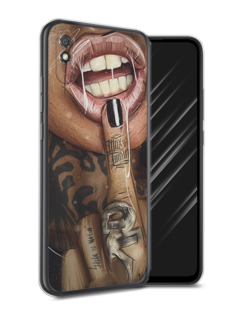 Чехол Awog на Xiaomi Redmi 9A "Девушка с татуировками"
