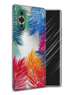 Чехол Awog на Huawei Nova 10 "Рамка из перьев"