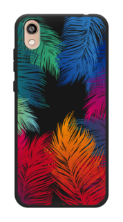 Чехол Awog на Huawei Y5 2019 "Рамка из перьев"