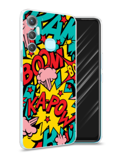 Чехол Awog на Infinix HOT 11 64 GB "Постер pop art"