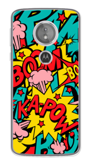 Чехол Awog на Motorola Moto G6 Play / Моторола Мото G6 Плэй "Постер pop art"