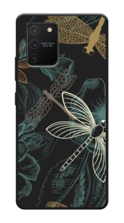 Чехол Awog на Samsung Galaxy A91/S10 Lite "Тени стрекоз"