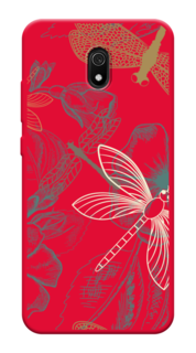 Чехол Awog на Xiaomi Redmi 8A "Тени стрекоз"