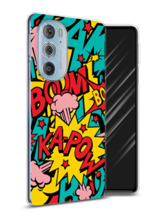 Чехол Awog на Motorola Edge 30 Pro "Постер pop art"