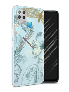 Чехол Awog на Infinix HOT 10S "Тени стрекоз"