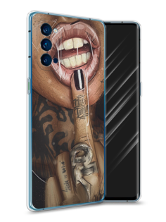 Чехол Awog на Oppo Reno 4 Pro 5G "Девушка с татуировками"