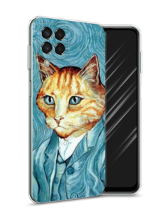 Чехол Awog на Samsung Galaxy M33 / Самсунг M33 "Девушка с татуировками"