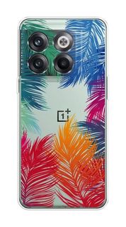 Чехол Awog на OnePlus Ace Pro / ВанПлас Ace Pro "Рамка из перьев"