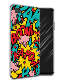 Чехол Awog на Xiaomi Redmi 10 "Постер pop art"