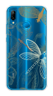 Чехол Awog на Huawei P20 Lite "Тени стрекоз"