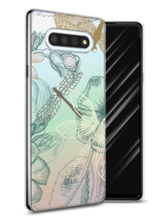 Чехол Awog на LG Stylo 6 "Тени стрекоз"