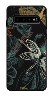 Чехол Awog на Samsung Galaxy S10 Plus "Тени стрекоз"