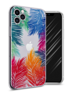 Чехол Awog на Apple iPhone 11 Pro / Айфон 11 Pro "Рамка из перьев"