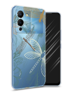 Чехол Awog на Infinix Note 12 G96 "Тени стрекоз"