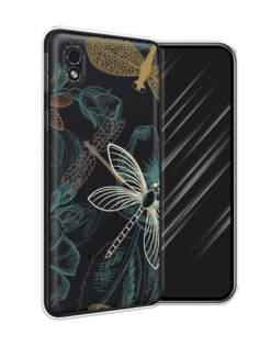 Чехол Awog на Samsung Galaxy A01 Core / Самсунг A01 Core "Тени стрекоз"