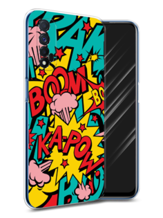 Чехол Awog на Realme 7 "Постер pop art"