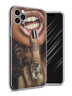 Чехол Awog на Apple iPhone 11 Pro / Айфон 11 Pro "Девушка с татуировками"
