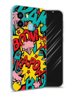 Чехол Awog на Tecno Pop 6 "Постер pop art"