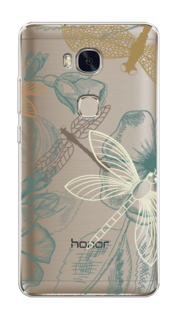 Чехол Awog на Honor 5X "Тени стрекоз"