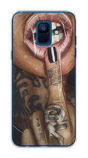 Чехол Awog на Samsung Galaxy A6 "Девушка с татуировками"