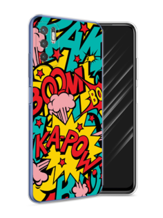 Чехол Awog на Xiaomi Redmi Note 10 5G "Постер pop art"