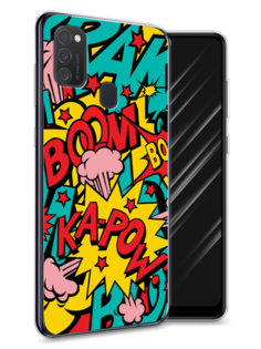 Чехол Awog на Samsung Galaxy M21 "Постер pop art"