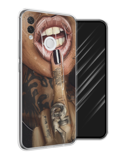 Чехол Awog на Huawei P Smart Plus "Девушка с татуировками"
