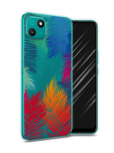 Чехол Awog на Wiko T10 "Рамка из перьев"