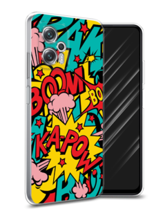 Чехол Awog на Poco X4 GT/Redmi Note 11T Pro/11T Pro Plus "Постер pop art"