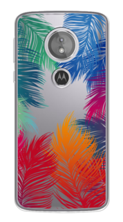 Чехол Awog на Motorola Moto G6 Play / Моторола Мото G6 Плэй "Рамка из перьев"