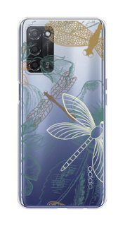 Чехол Awog на Oppo A55 5G "Тени стрекоз"