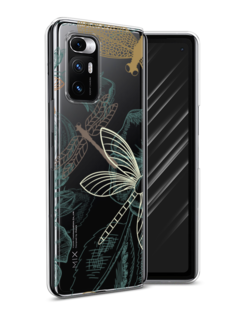 Чехол Awog на Xiaomi Mi Mix Fold "Тени стрекоз"