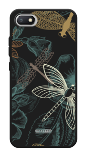 Чехол Awog на Xiaomi Redmi 6A "Тени стрекоз"