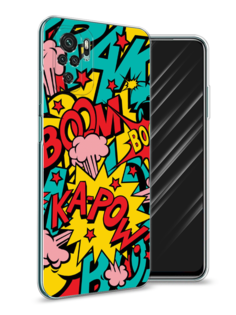 Чехол Awog на Xiaomi Redmi Note 10 "Постер pop art"