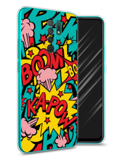 Чехол Awog на Xiaomi Redmi 9 "Постер pop art"