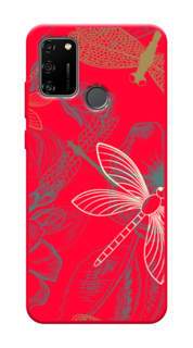 Чехол Awog на Honor 9A "Тени стрекоз"